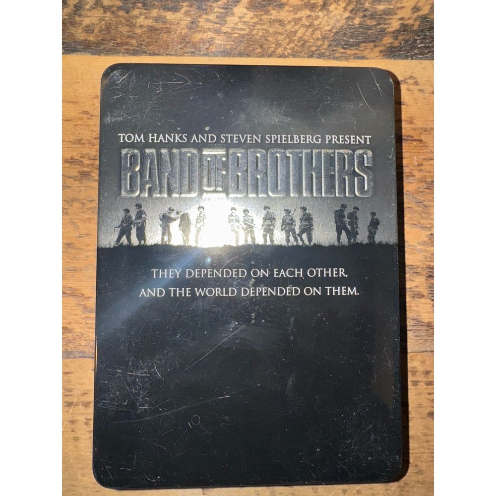 Band of Brothers DVD 6-Disc Set HBO Complete Series Steel book Tin Case - Picture 1 of 4